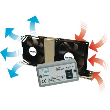 BRUNNER Vento Electronic - Doble ventilador 12V para neveras