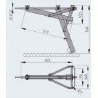 ALKO Compact - Caravan ultra-light long leg 800 kg