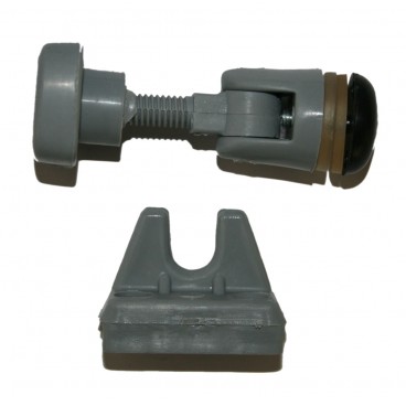 STIMME Gray screw window handle