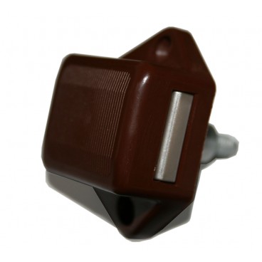 Mini Lock - Cierre de armario marr&oacute;n para caravanas y autocaravanas