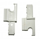 Rail terminal for caravan or motorhome flyscreen