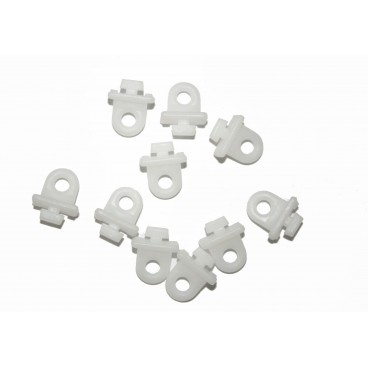 Ganchos para carril de cortina de caravana o autocaravana (6u.)