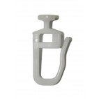 Curtain double rail hooks for caravan or motorhome (10u.)