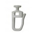Curtain double rail hooks for caravan or motorhome (10u.)