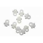 Curtain double rail terminal hooks for caravan or motorhome (10u.)