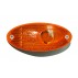 PILOTE Lateral oval amber marker lamp for caravans and motorhomes