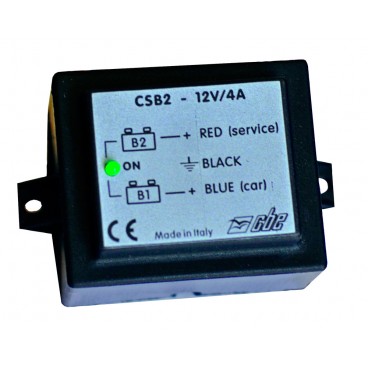 CSB2 CBE - Charge separator 12V 4A for solar panel of caravans or motorhomes