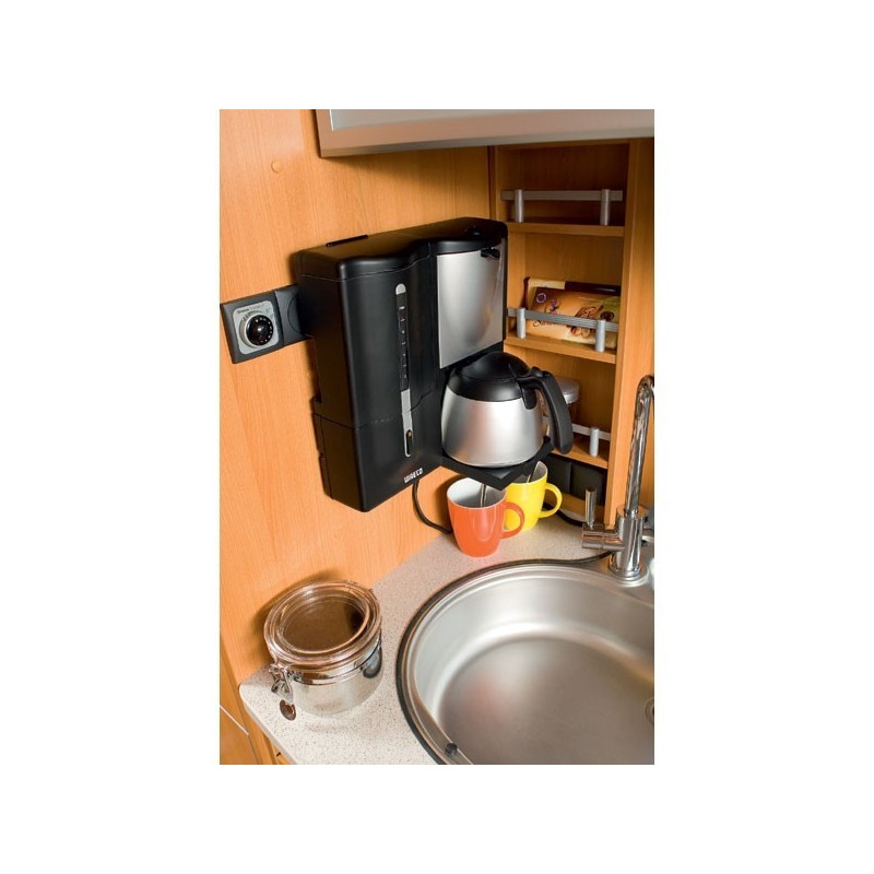 WAECO PerfectCoffee MC 08 - Cafetera de 8 tazas para caravanas,  autocaravanas y furgonetas camper