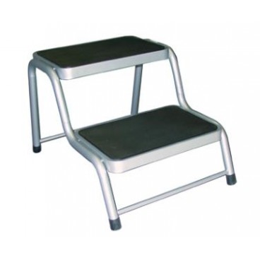 Double step for caravans and motorhomes