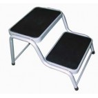 Double step for caravans and motorhomes