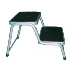 Double step for caravans and motorhomes