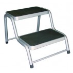 Double step for caravans and motorhomes