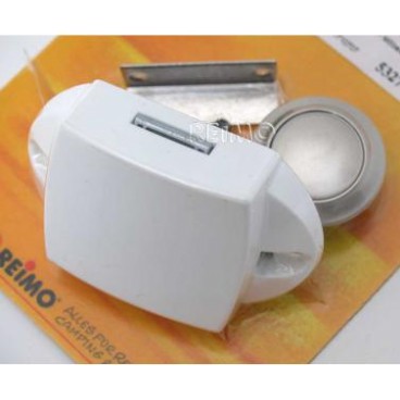 Cierre Lock blanco completo para muebles de caravanas y autocravanas