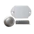 Close white Lock full for furniture caravans and motorhomes