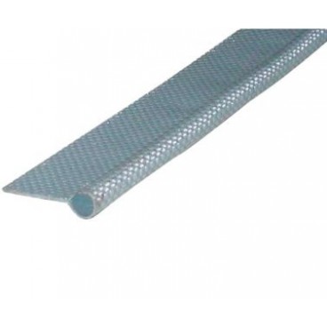 Bordon PVC - 7,5 mm para la costura o pegado, de color gris claro